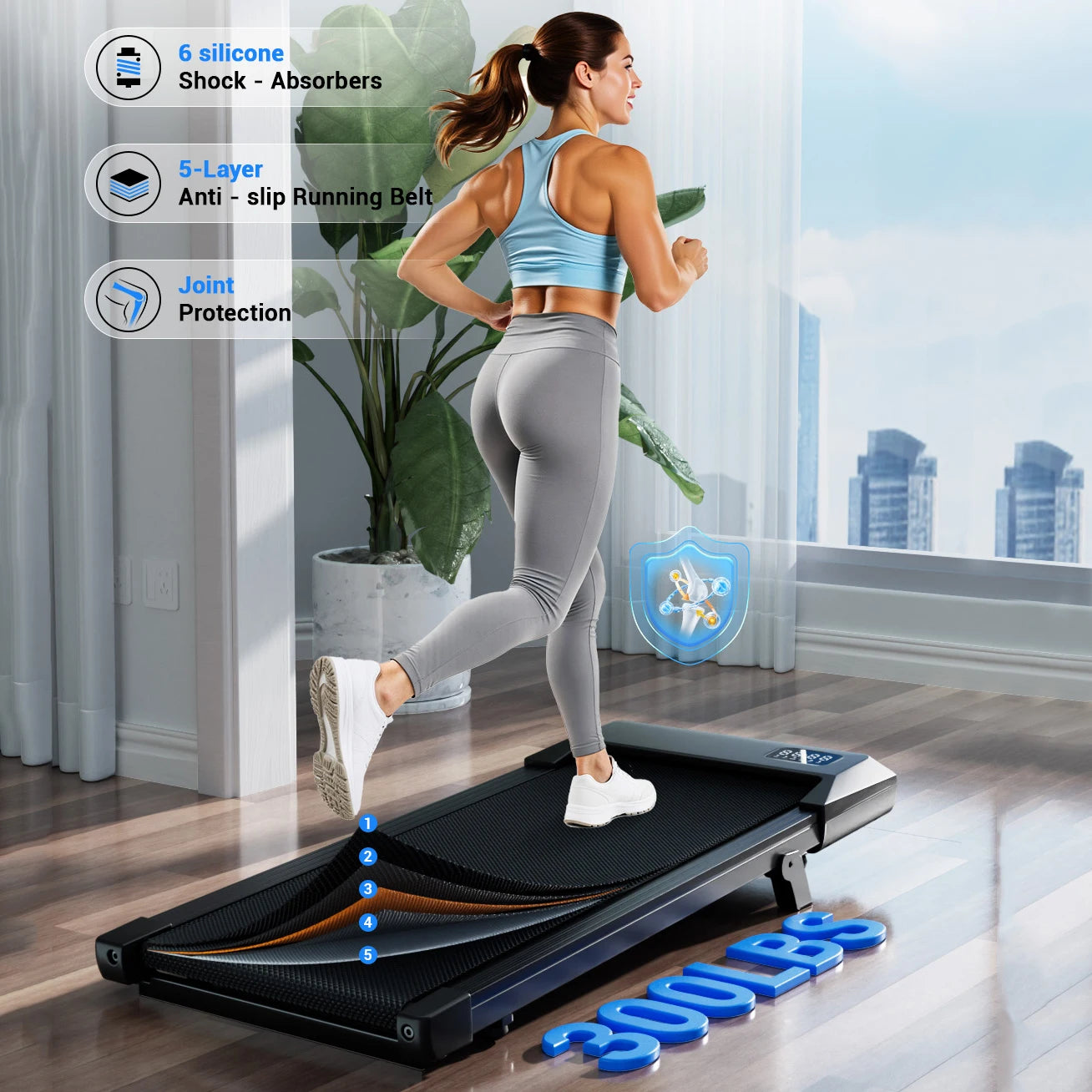 TrailGlide Compact Quiet Walking Pad