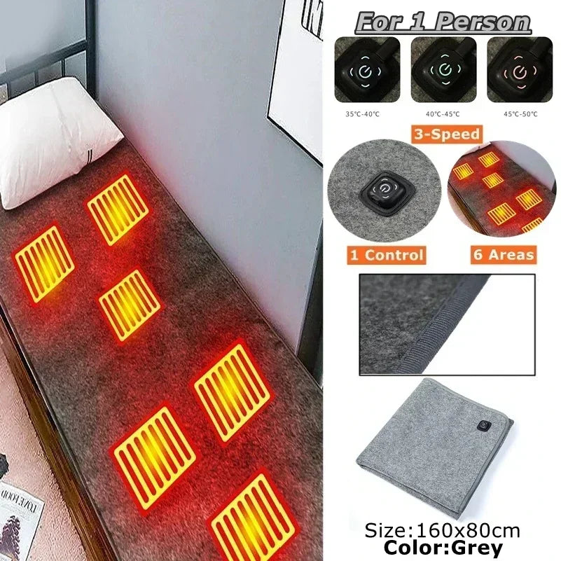 CozyCharge Heated Plush Sleep Mat