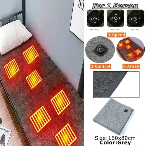 CozyCharge Heated Plush Sleep Mat