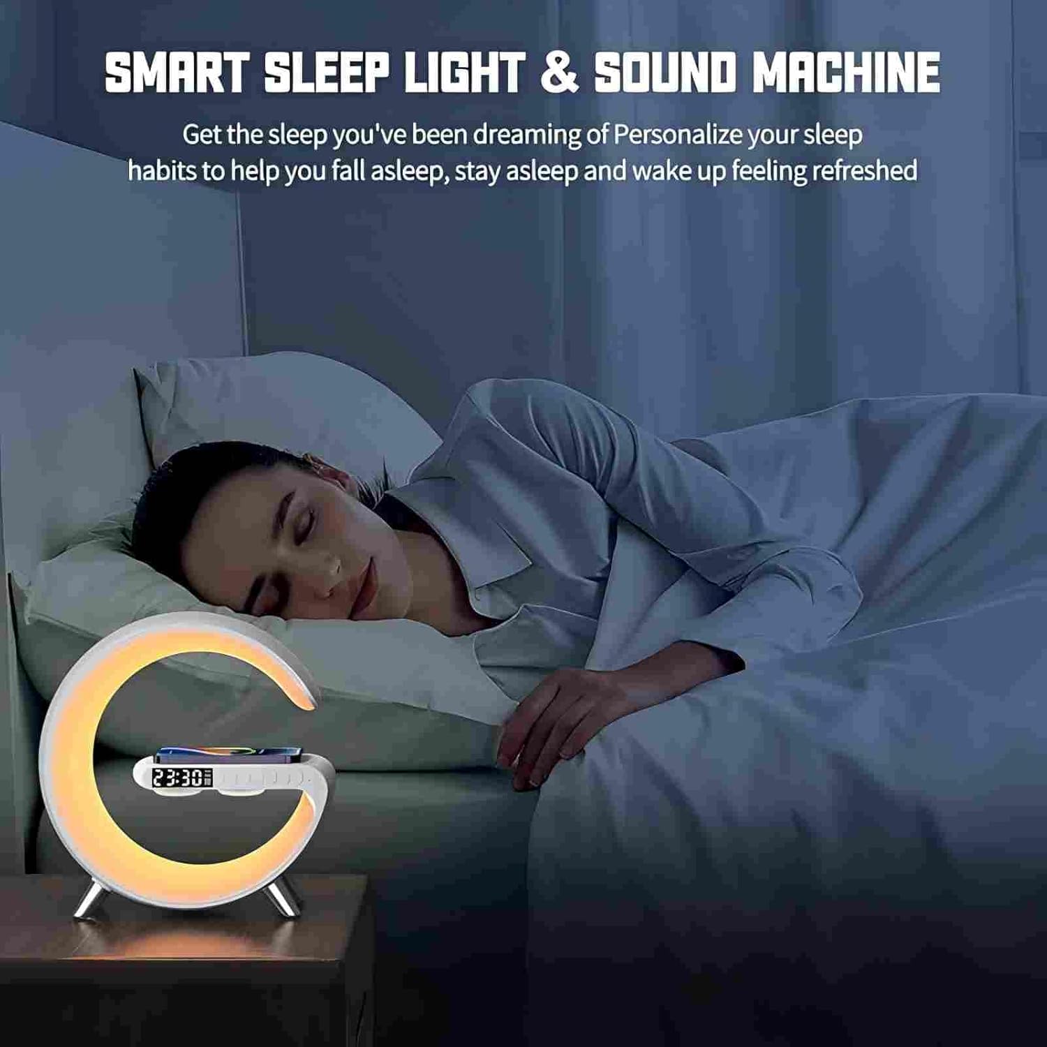 GlowCharge Smart Bedside Power Lamp