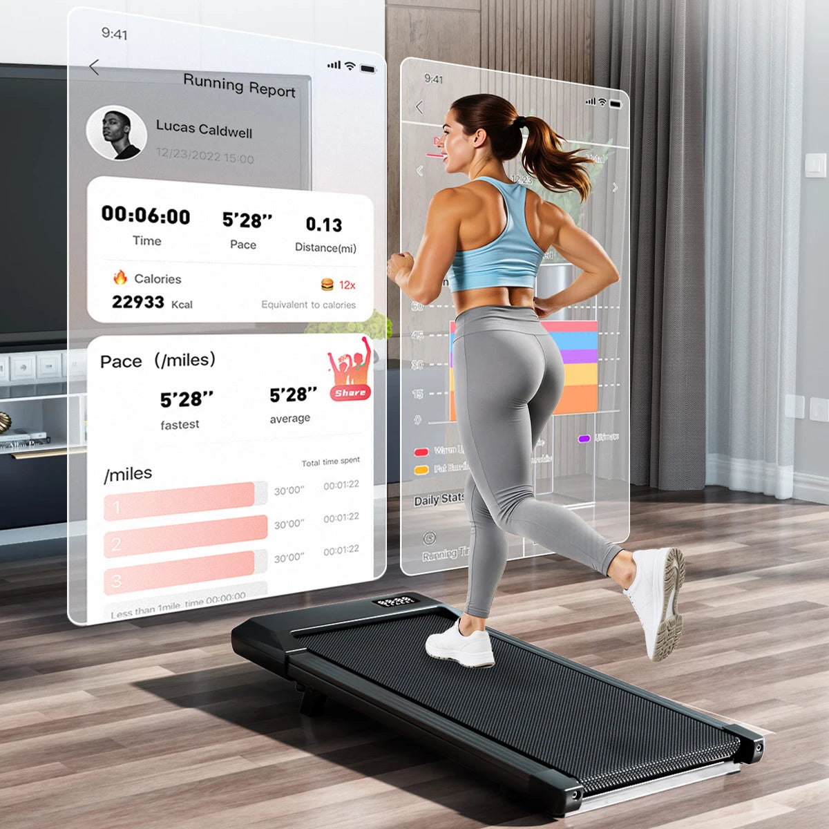 TrailGlide Compact Quiet Walking Pad