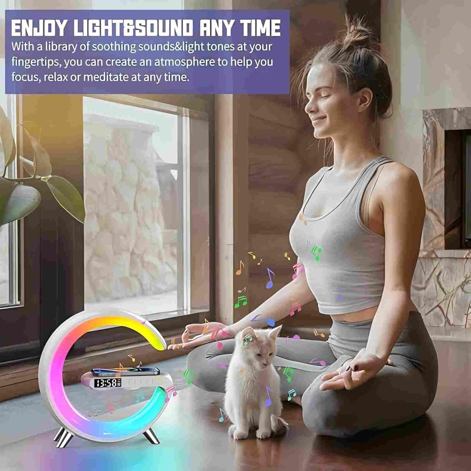 GlowCharge Smart Bedside Power Lamp