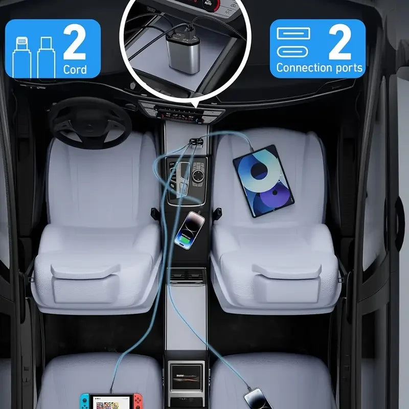 RapidLink Retractable Car Charger